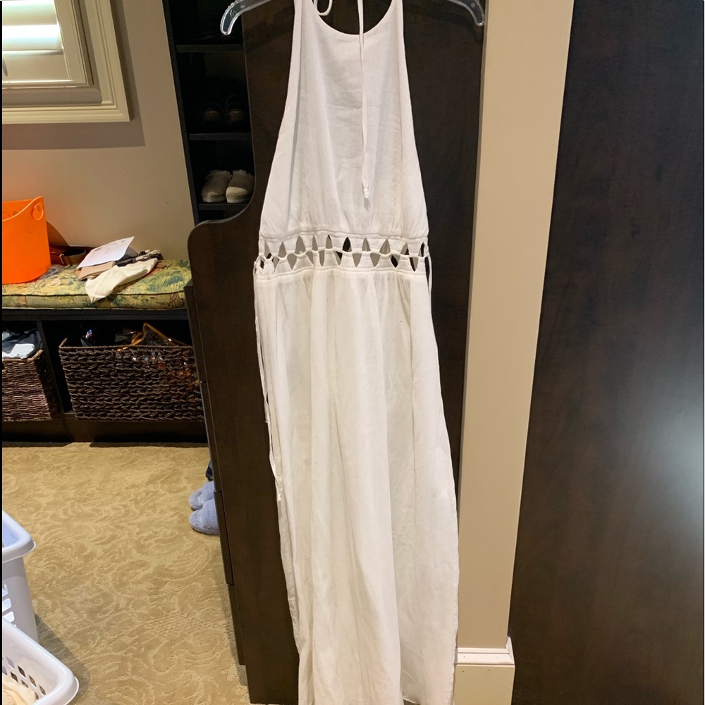 maxi dress with cutouts